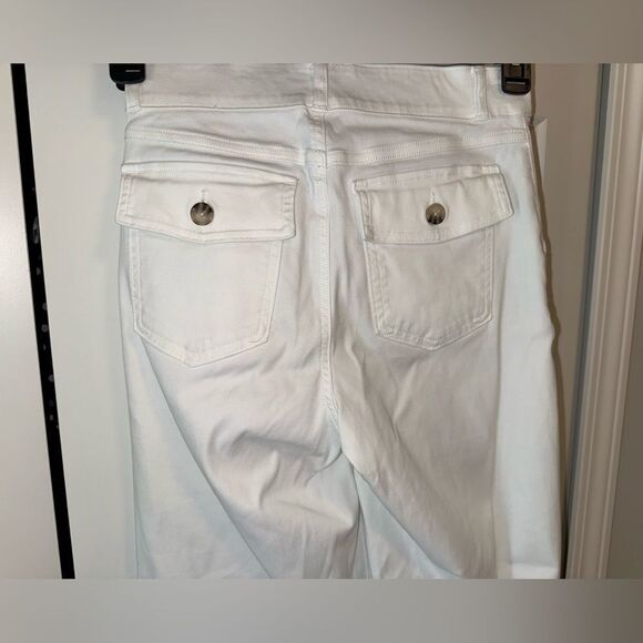 SPANX Stretch Twill Cropped Wide Leg Pants Women’s Size Small - Picture 9 of 11